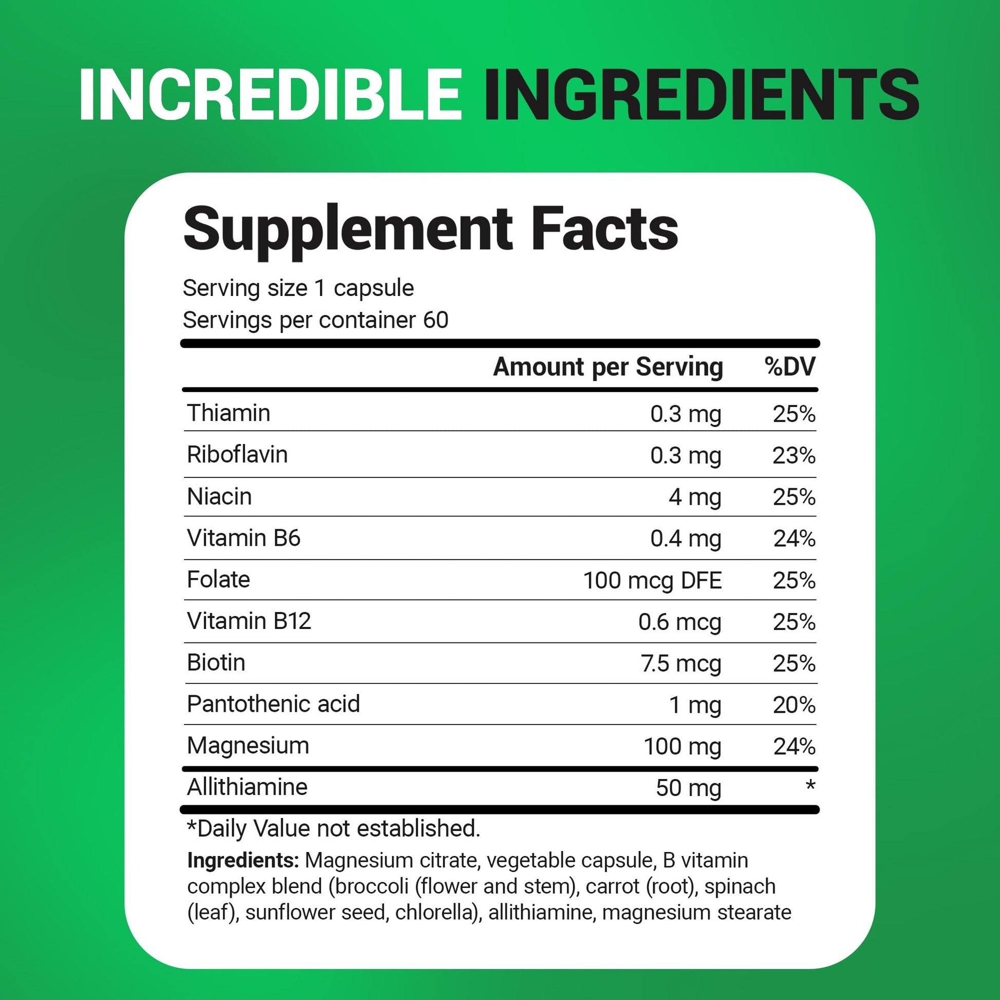 Dr. Berg Natural Vitamin B1 B6 B12 Complex - Allithiamine Vitamin B1 Supplement with 8 Essential Vitamin B Complex for Men & Women Including Thiamin - PrimeBioHealth - canada supplements