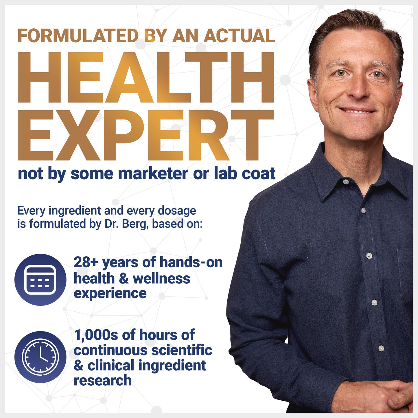 Dr. Berg Probiotic Supplement (60 Billion CFUs) - Helps Ease Occasional Constipation, Diarrhea, Gas & Bloating* - Pre and Probiotics for Digestive Health - 30 Probiotic Capsules - PrimeBioHealth - canada supplements