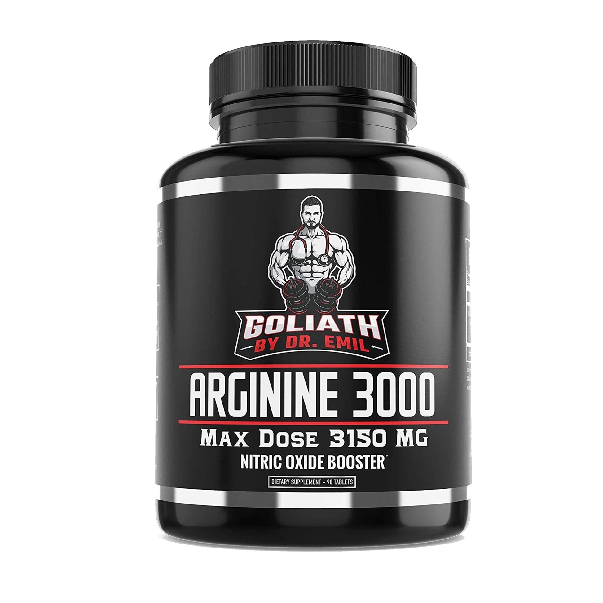 Dr. Emil - L Arginine (3150mg) Highest Capsule Dose - Nitric Oxide Supplement for Vascularity, Endurance and Heart Health - PrimeBioHealth - canada supplements