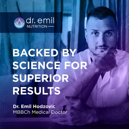 DR. EMIL NUTRITION Women & Men Total Gut Health Complex | Prebiotic + Probiotic + Postbiotic Gut Health Supplements - PrimeBioHealth - canada supplements