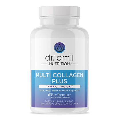 DR. EMIL NUTRITION Women's Multi Collagen Pills | Collagen Supplements | Support Hair, Skin, Nails & Joints | Hydrolyzed Collagen Supplements - PrimeBioHealth - canada supplements