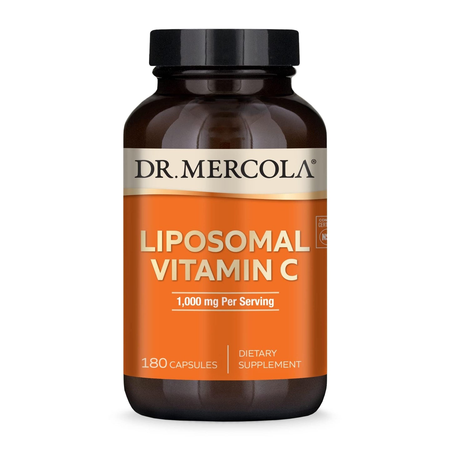 Dr. Mercola Liposomal Vitamin C - Brain, Heart, Eye & Immune Support - Provides 1,000 mg of Bioavailable Vitamin C - Non-GMO, Gluten-Free & Soy-Free - PrimeBioHealth - canada supplements