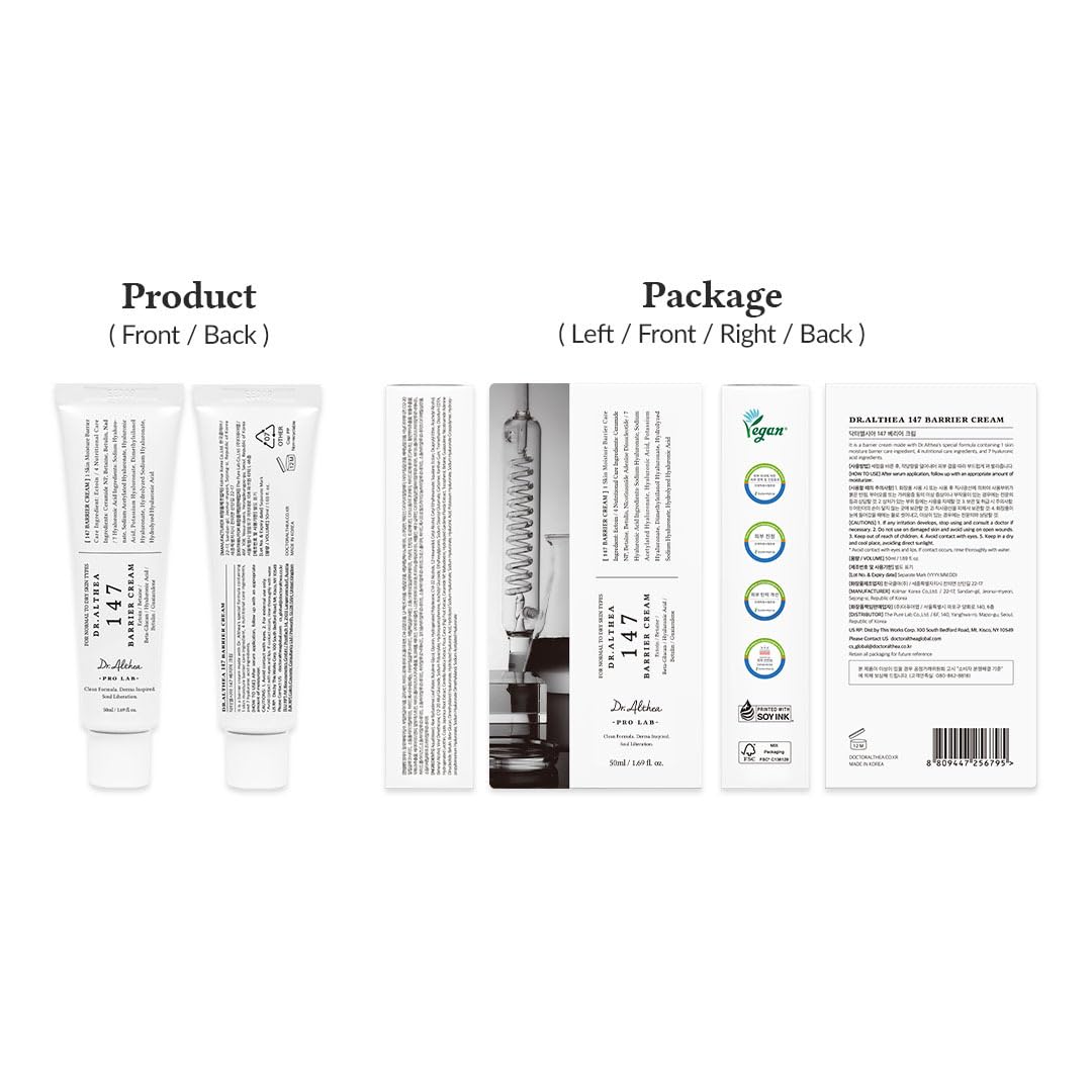 Dr.Althea 147 Barrier Cream | Daily Skin Barrier Care | Deep Hydrating with Hyaluronic Acid - PrimeBioHealth - canada supplements