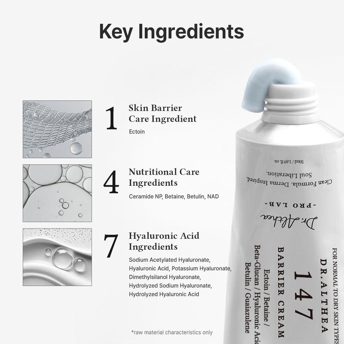Dr.Althea 147 Barrier Cream | Daily Skin Barrier Care | Deep Hydrating with Hyaluronic Acid - PrimeBioHealth - canada supplements