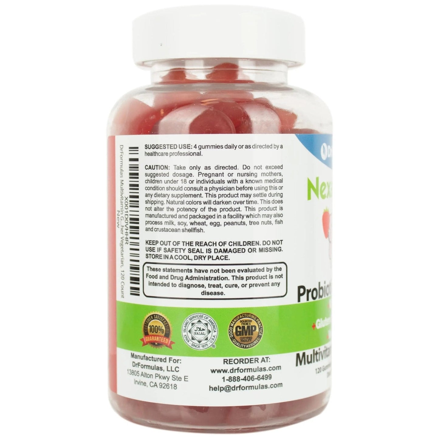 DrFormulas Multivitamin Gummies with Omega 3 and Probiotics for Kids and Adults with Vitamin C | Nexabiotic with Vitamin A, C, D3, E, B6, B12 - PrimeBioHealth - canada supplements