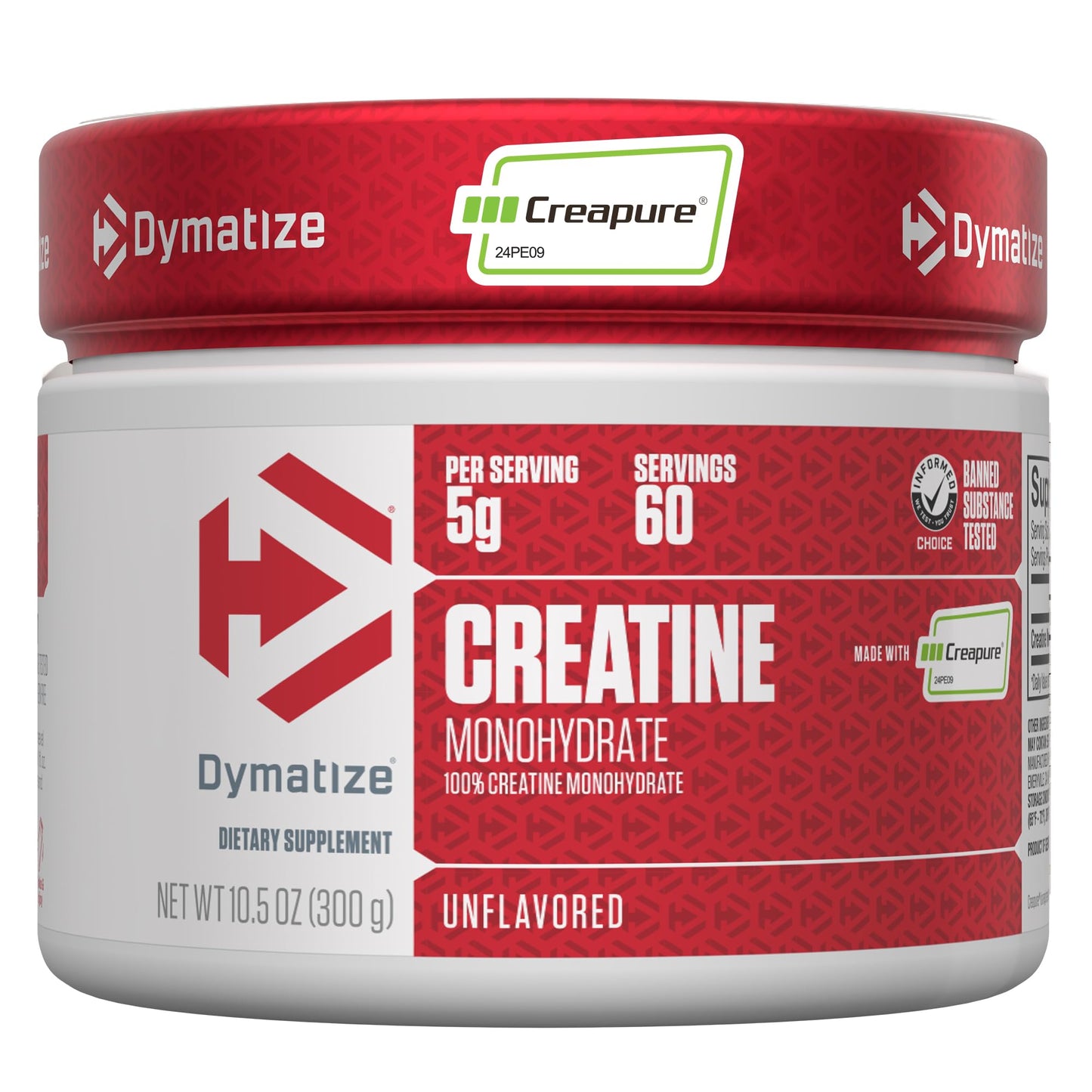 Dymatize 100% Creatine Monohydrate with CREAPURE, 5g Per Serving, 60 Servings (300g), Creatine for Women and Men, Gluten Free - PrimeBioHealth - canada supplements
