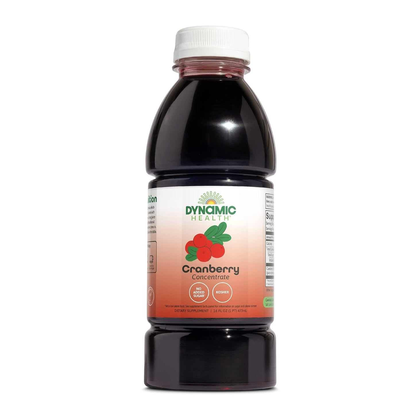 Dynamic Health 100% Pure Black Cherry Juice Concentrate, No Additives, Antioxidant Supplement, Urinary Tract & Joint Support, 16 Fl oz - PrimeBioHealth - canada supplements