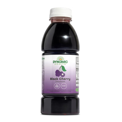 Dynamic Health 100% Pure Black Cherry Juice Concentrate, No Additives, Antioxidant Supplement, Urinary Tract & Joint Support, 16 Fl oz - PrimeBioHealth - canada supplements