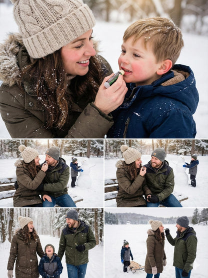 Earth's Daughter USDA Organic Lip Balm 6-Pack - Fruit Flavors, Beeswax, Coconut Oil, Vitamin E - Best Lip Repair - PrimeBioHealth - canada supplements
