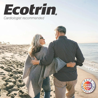Ecotrin Low Strength Safety Coated Aspirin | NSAID | 81mg | 365 Tablets - PrimeBioHealth - canada supplements