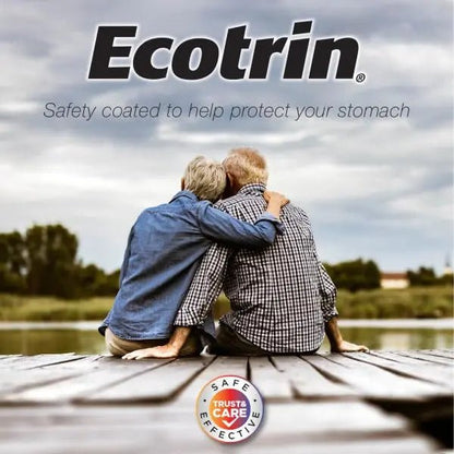 Ecotrin Regular Strength Safety Coated Aspirin | Arthritis Pain | 300 Tablets (2 Pack) - PrimeBioHealth - canada supplements