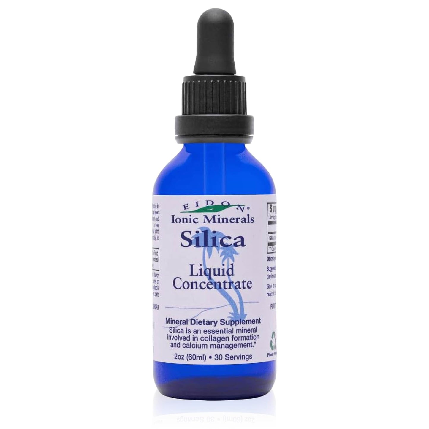 Eidon Liquid Silica Mineral Concentrate - Silica Supplement for Hair, Skin, and Nails, Supplement Drops to Support Collagen Production & Hair Loss - PrimeBioHealth - canada supplements