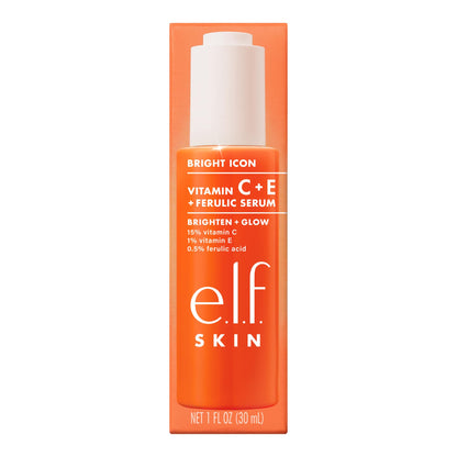 e.l.f. SKIN Bright Icon Vitamin C + E + Ferulic Serum, Brightening & Soothing Face Serum, Helps Even Skin Tone - PrimeBioHealth - canada supplements
