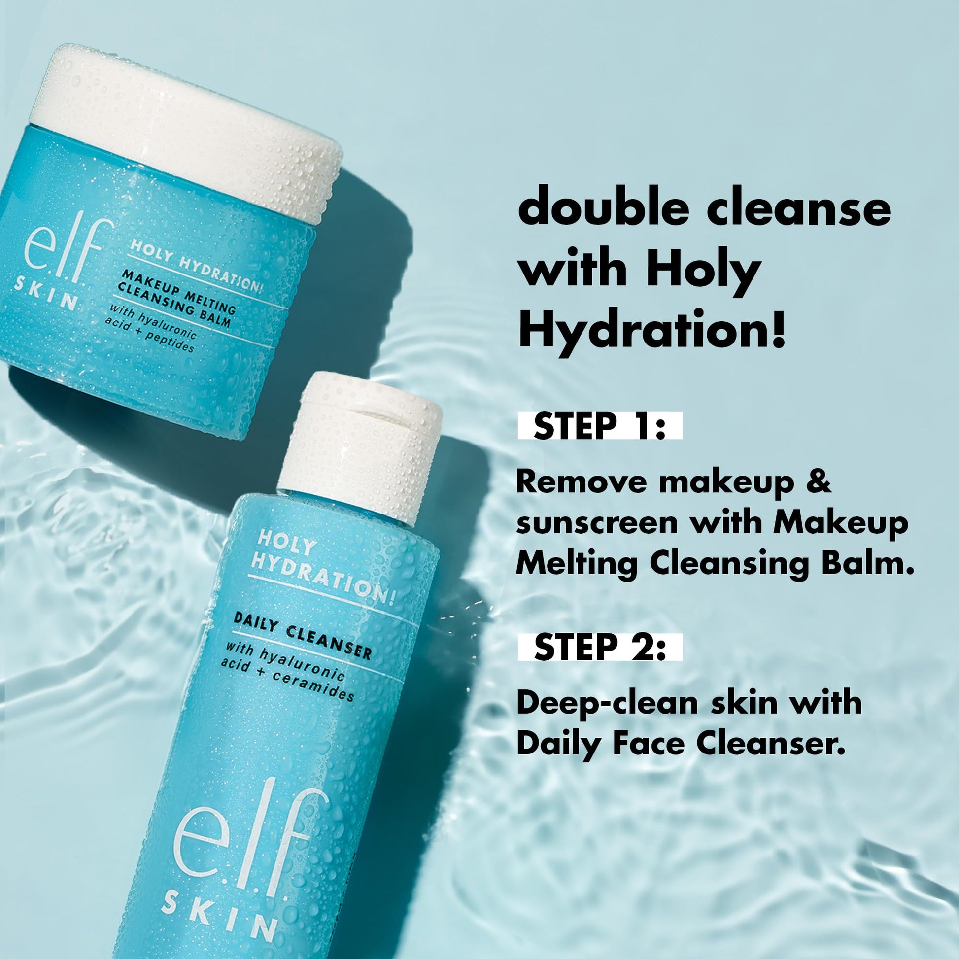 e.l.f. SKIN Holy Hydration! Daily Cleanser, Face Cleanser For Washing Away Excess Oil, Impurities & Makeup - PrimeBioHealth - canada supplements