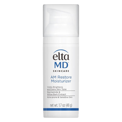 EltaMD AM Restore Face Moisturizer for Women and Men, Light Moisturizer Face Cream, Made with Niacinamide and Hyaluronic Acid, 1.7 oz Pump - PrimeBioHealth - canada supplements