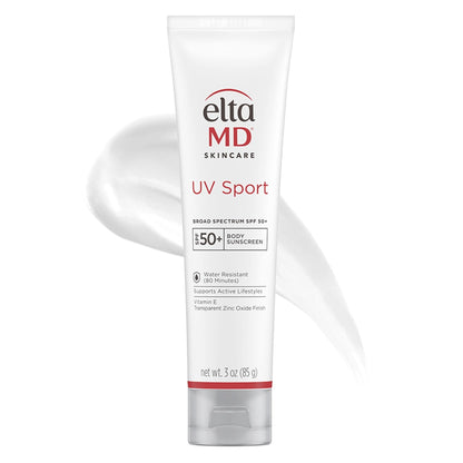 EltaMD UV Sport Sunscreen Lotion SPF 50 - Face and Body Sunscreen SPF 50, Water & Sweat Resistant - PrimeBioHealth - canada supplements