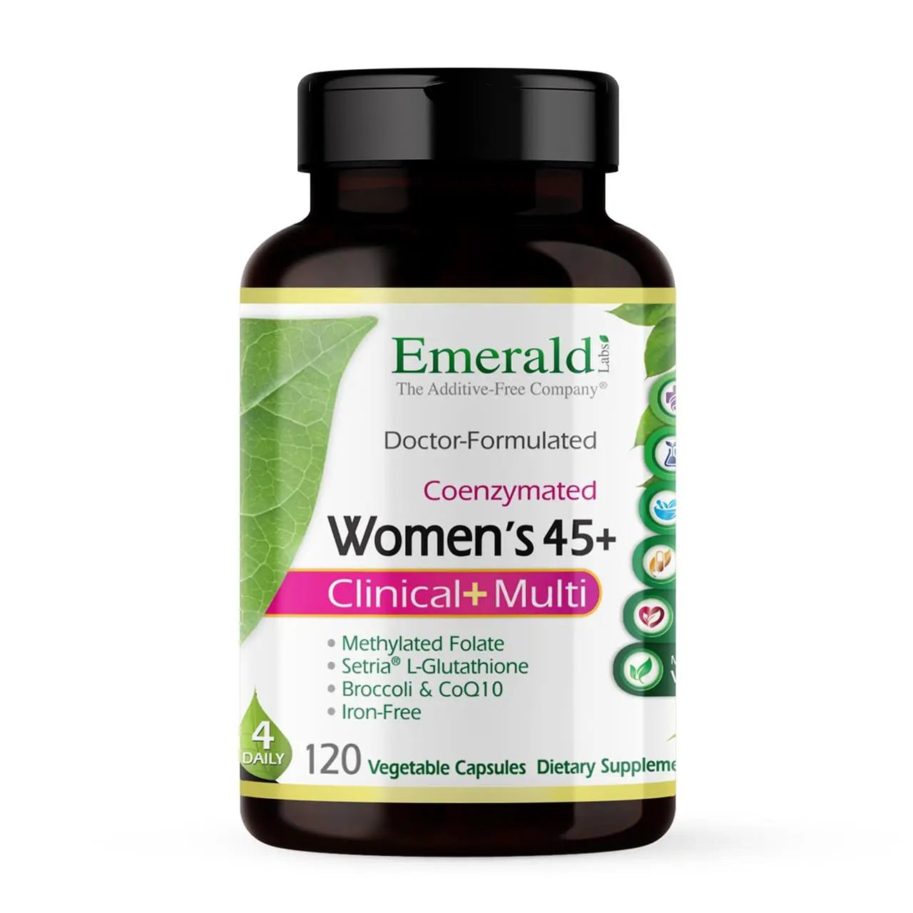 Emerald Labs Women's 45+ Clinical Multi - Multivitamin for Comprehensive Support, Bone & Heart Health* - Designed for Women 45+ - PrimeBioHealth - canada supplements