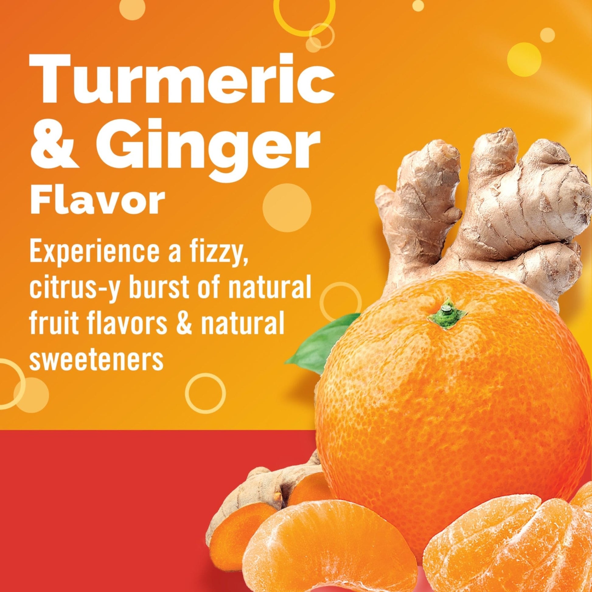 Emergen-C Citrus-Ginger Fizzy Drink Mix, Turmeric and Ginger, Immune Support, Natural Flavors - PrimeBioHealth - canada supplements