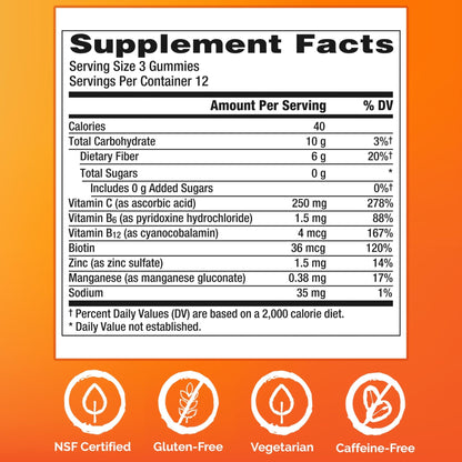 Emergen-C Zero Sugar Immune Support Adult Gummies 36 Count - PrimeBioHealth - canada supplements
