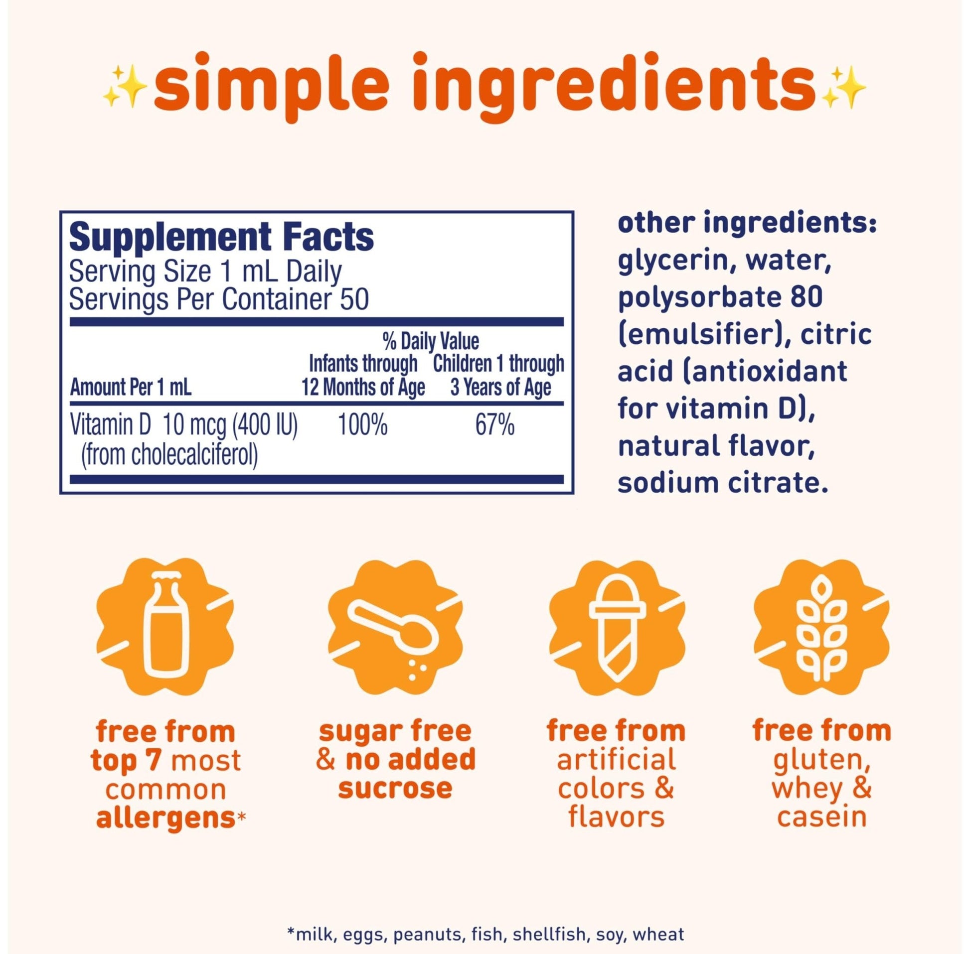 Enfamil Baby Vitamin D-Vi-Sol Liquid Supplement Drops for Infants, Supporting Strong Teeth & Bones in Newborn Babies, Easy-to-Use - PrimeBioHealth - canada supplements