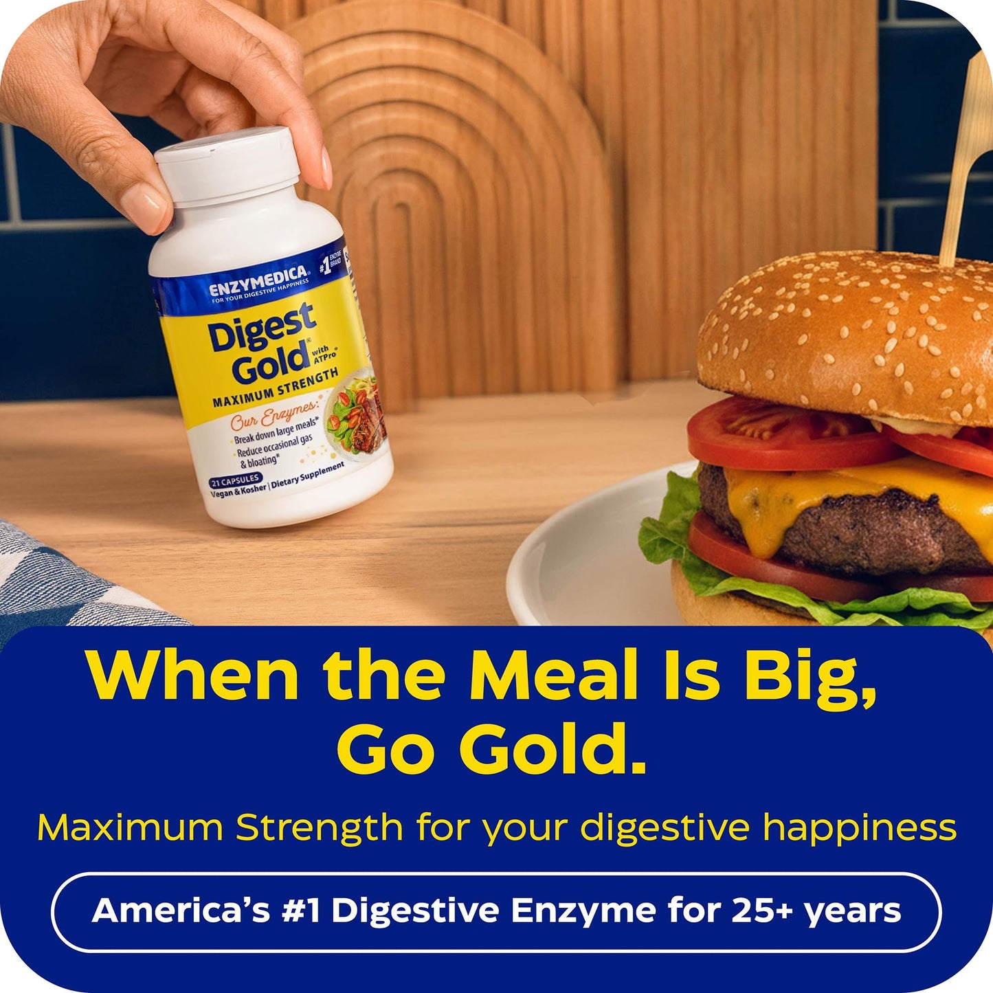 Enzymedica, Digest Gold + ATPro, Maximum Strength Enzymes, 45 Capsules - PrimeBioHealth - canada supplements