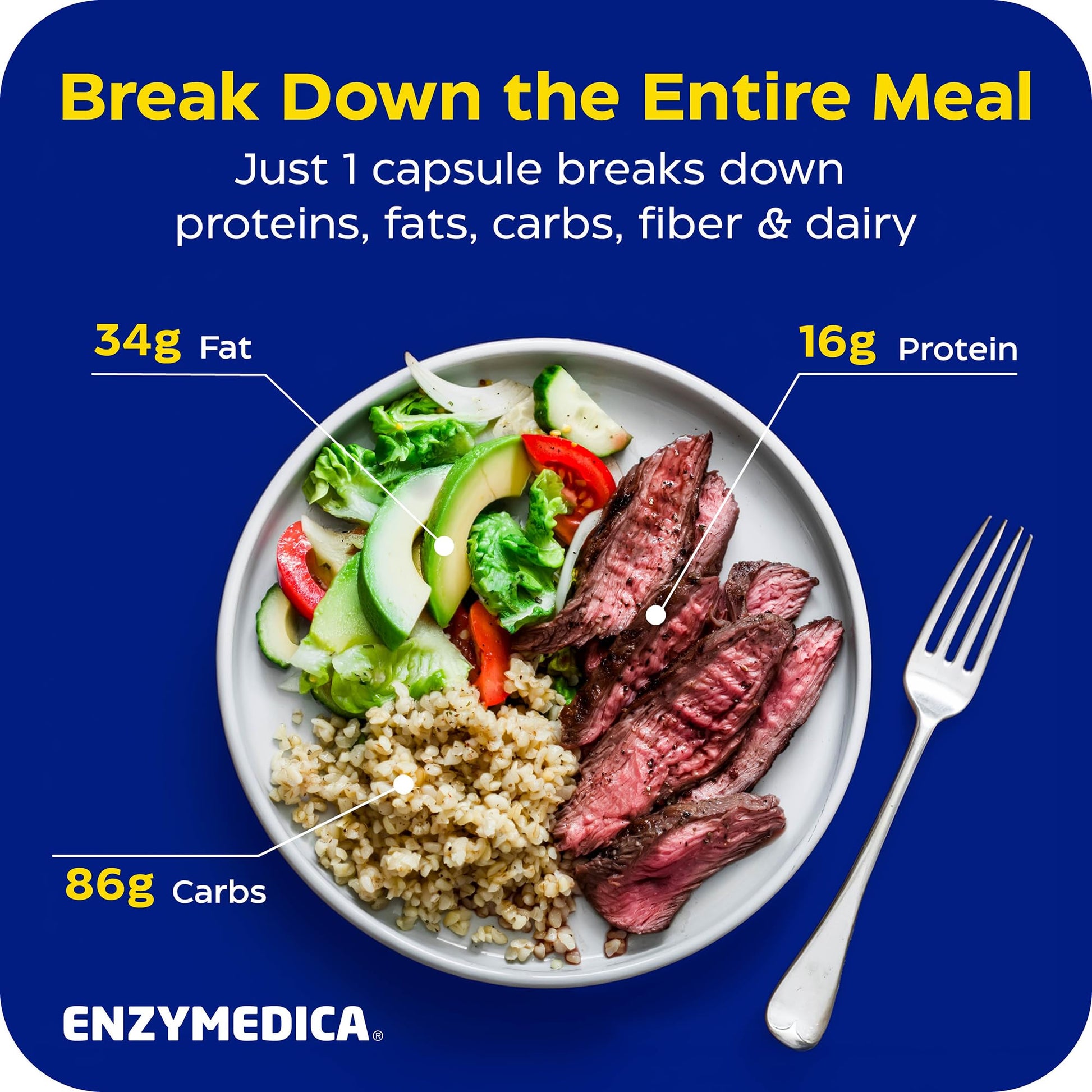 Enzymedica Digest Gold - Digestive Enzyme Supplement for Women & Men, Enzyme Capsules for Digestion, Gut Health Support, Helps Gas & Bloating, ATPro Energy Support, - PrimeBioHealth - canada supplements