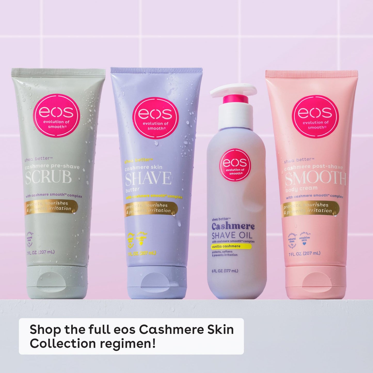 eos Cashmere Skin Collection Pre-Shave Scrub- Vanilla Cashmere, Exfoliating Body Scrub, Vanilla Body Scrub, Hydrating, Shea Sugar, 7 fl oz - PrimeBioHealth - canada supplements