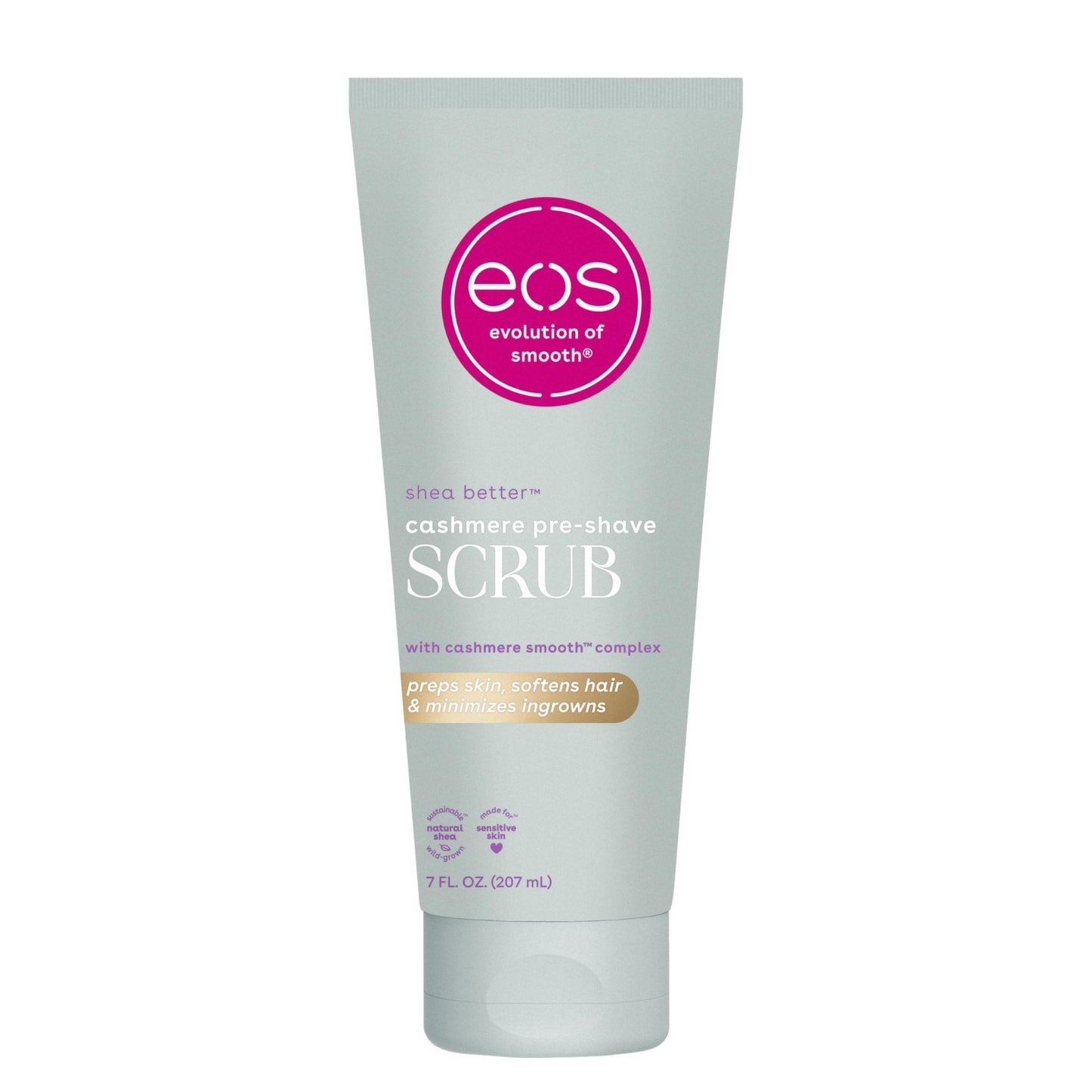 eos Cashmere Skin Collection Pre-Shave Scrub- Vanilla Cashmere, Exfoliating Body Scrub, Vanilla Body Scrub, Hydrating, Shea Sugar, 7 fl oz - PrimeBioHealth - canada supplements