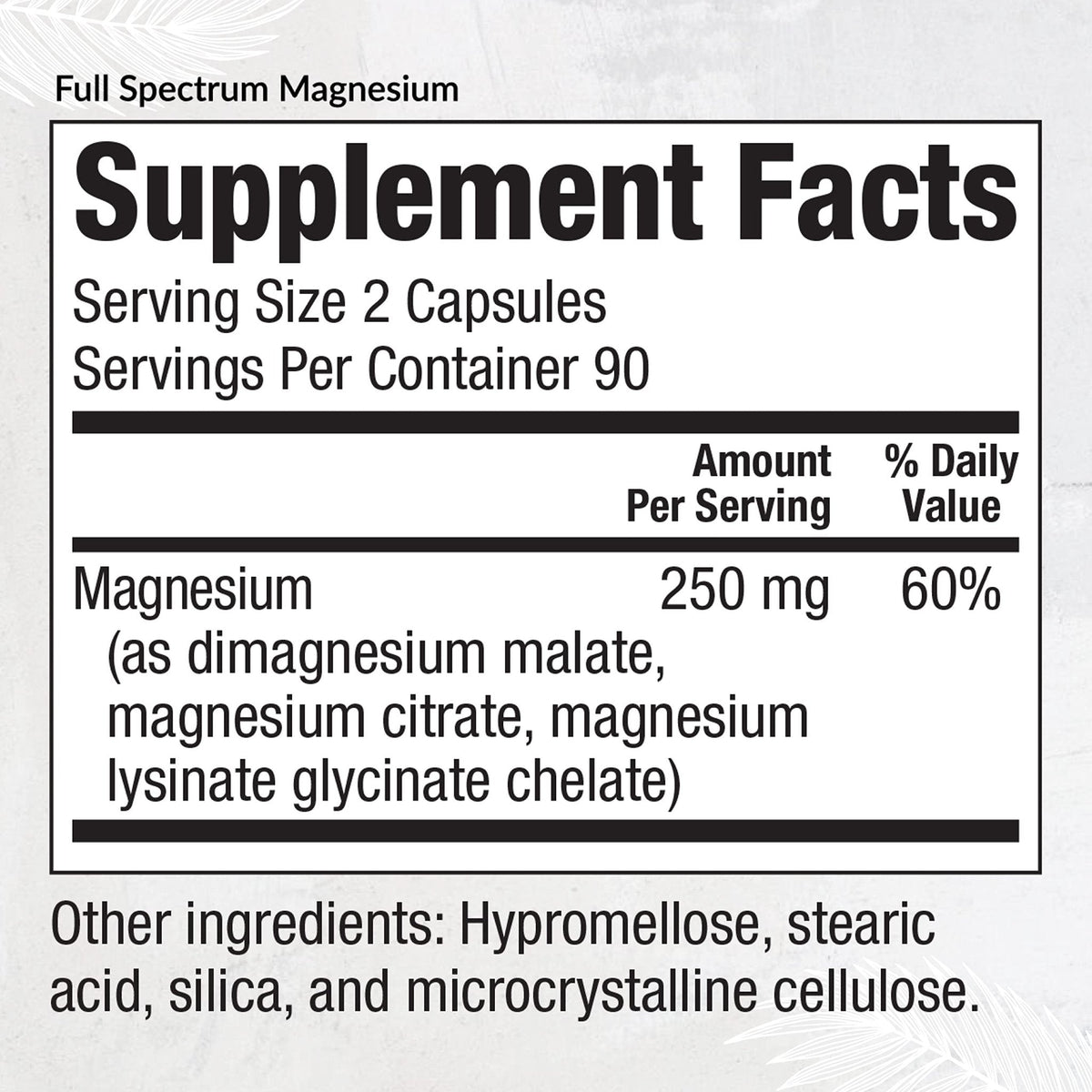 Equilife Full Spectrum Magnesium Supplement, Magnesium Glycinate, Citrate, & Malate, Bioavailable Mineral Blend, Dairy, Soy, & Gluten Free - PrimeBioHealth - canada supplements
