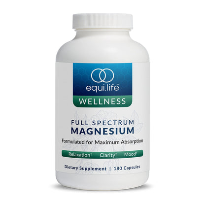 Equilife Full Spectrum Magnesium Supplement, Magnesium Glycinate, Citrate, & Malate, Bioavailable Mineral Blend, Dairy, Soy, & Gluten Free - PrimeBioHealth - canada supplements
