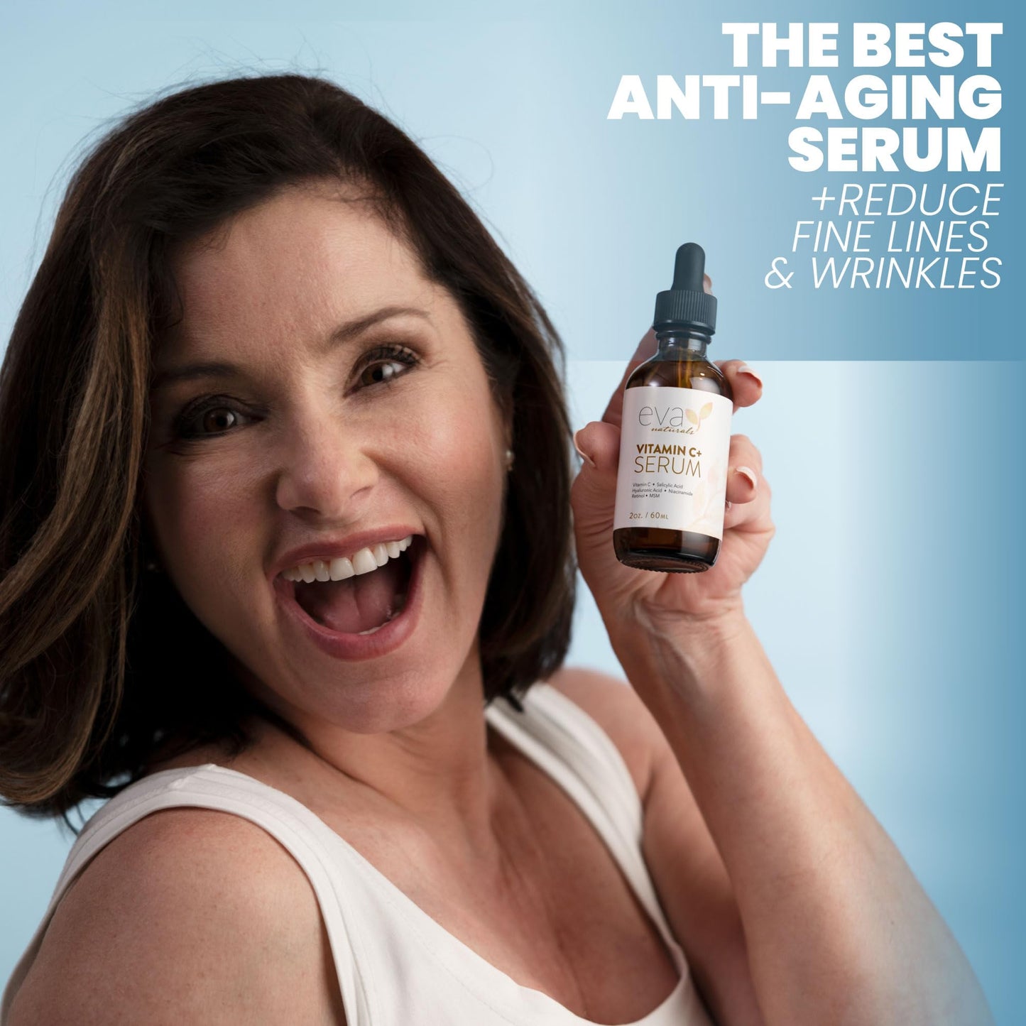 Eva Naturals Vitamin C Serum for Face – Anti Aging Dark Spot Remover & Corrector with Retinol, Hyaluronic Acid - PrimeBioHealth - canada supplements