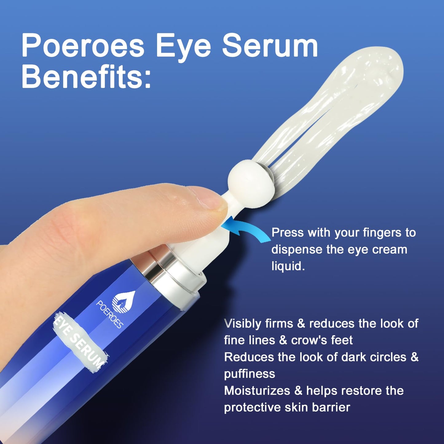 Eye Serum with 8% Caffeine 8% Retinol Hyaluronic Acid Niacinamide peptides for Puffy Bags Fine Lines Dark Circles Wrinkles - PrimeBioHealth - canada supplements