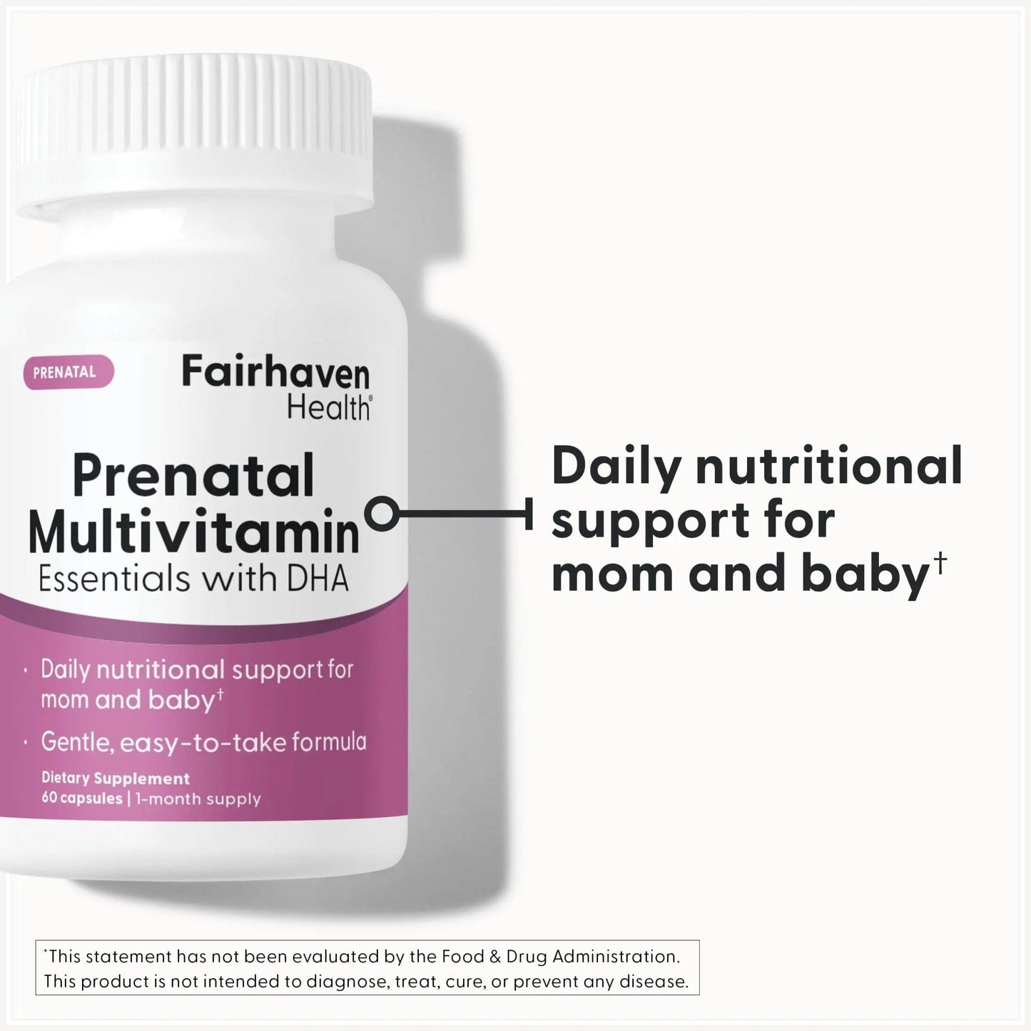Fairhaven Health Prenatal Multivitamin Essentials with DHA | Prenatal Vitamins + DHA, Choline, Myo-Inositol | - PrimeBioHealth - canada supplements