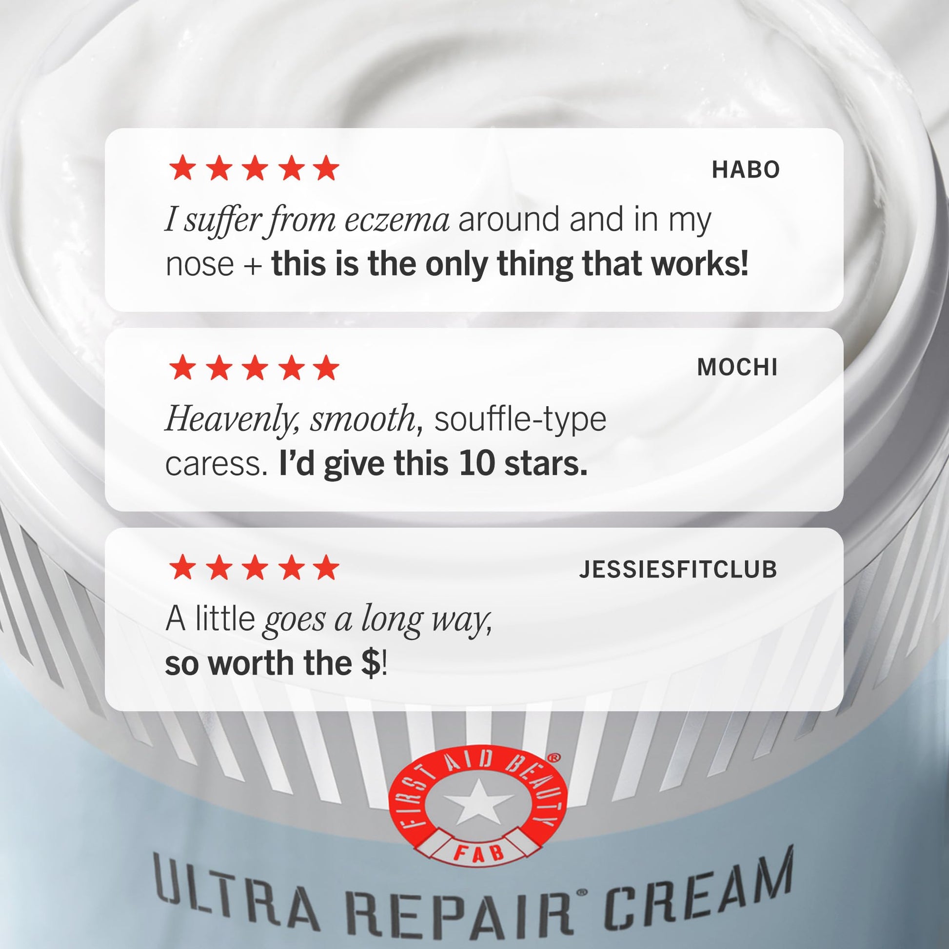 First Aid Beauty - Ultra Repair Cream, Intense Hydration Whipped Colloidal Oatmeal, Clinically Proven to Strengthen Skin Barrier in 7 Days - PrimeBioHealth - canada supplements