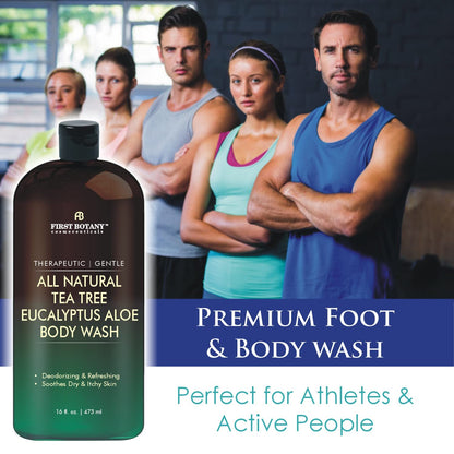 First Botany, ALL Natural Body Wash - Fights Body Odor, Athlete's Foot, Jock Itch, Nail Issues, Dandruff, Acne, Eczema - PrimeBioHealth - canada supplements