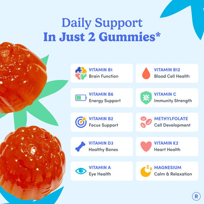 FIRST DAY Vitamins for Teens - Teen Multi Vitamins for Girls & Boys 12-17, Organic Fruit & Veggie Blend - 12 Key Nutrients: Vitamins A - PrimeBioHealth - canada supplements