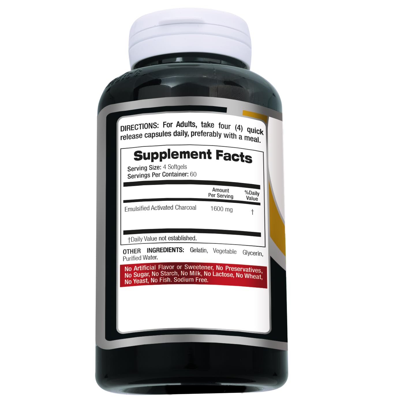 FITO MEDIC'S Lab | Activated Charcoal | 240 caps | Activated Charcoal Pills - PrimeBioHealth - canada supplements