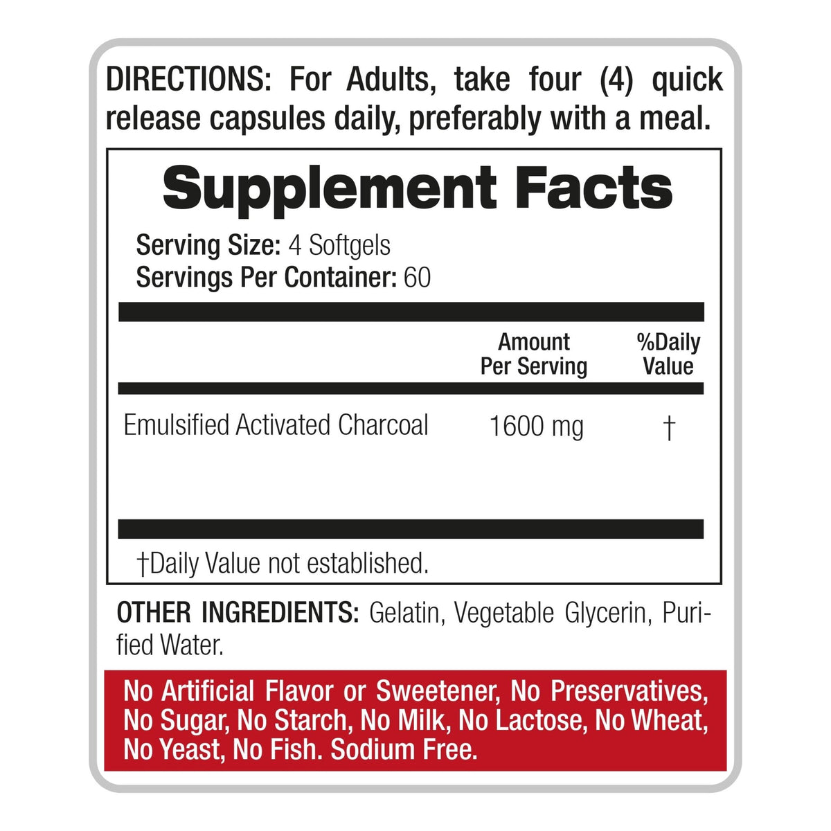 FITO MEDIC'S Lab | Activated Charcoal | 240 caps | Activated Charcoal Pills - PrimeBioHealth - canada supplements