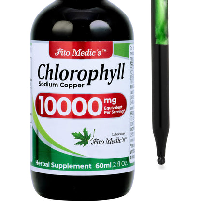 FITO MEDIC'S Lab | Liquid Chlorophyll | Chlorophyll Liquid Drops | 50 mg 200:1 Ratio Extract per Serving. - PrimeBioHealth - canada supplements