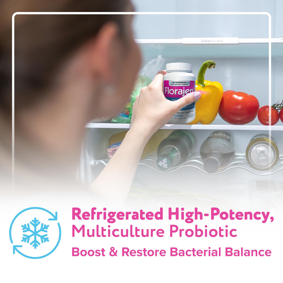 Florajen3 Digestion High Potency Refrigerated Probiotics | Restores Balance in Digestive System | for Antibiotic Side Effects | 60 Capsules - PrimeBioHealth - canada supplements