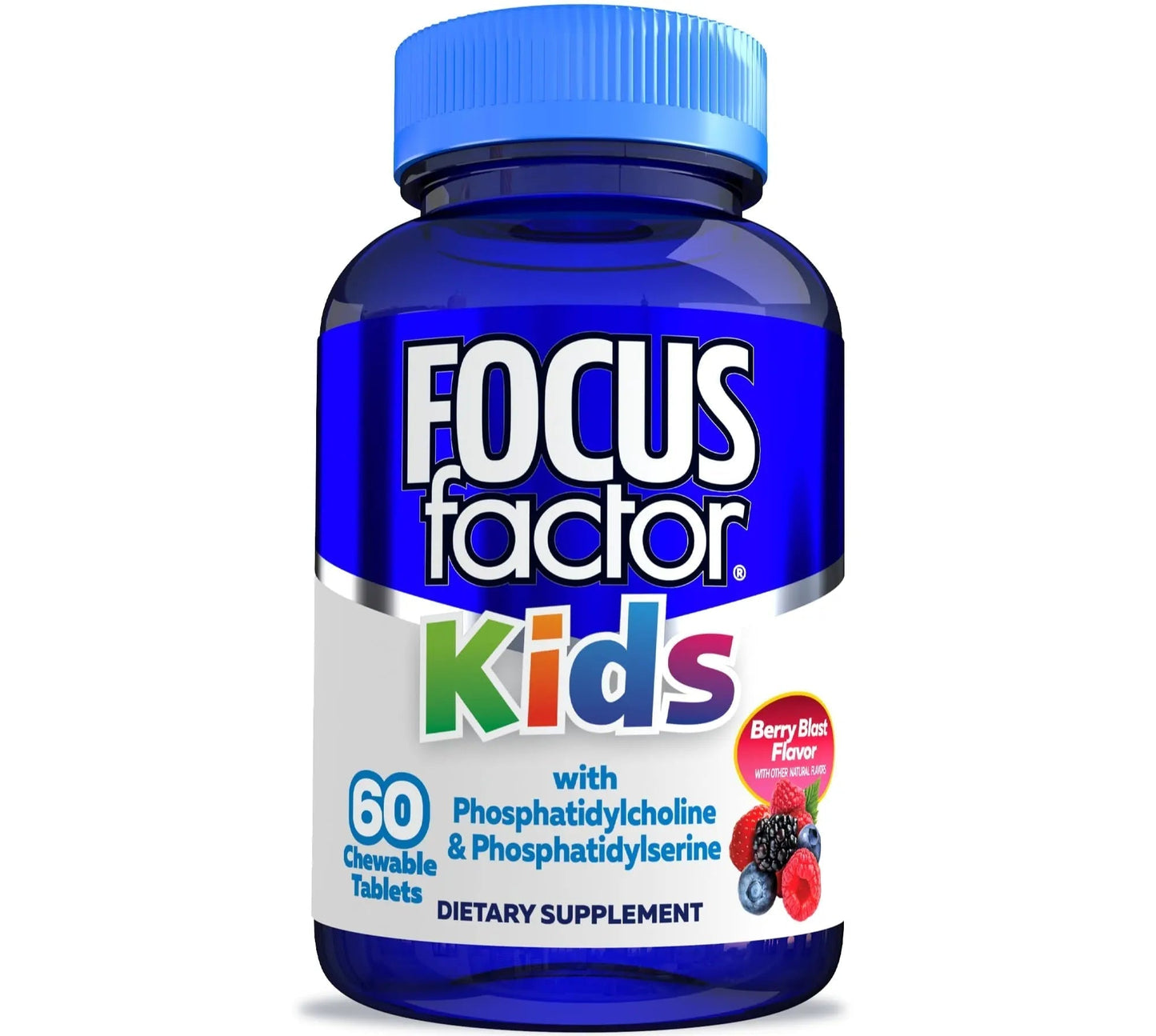 Focus Factor Kids Complete Daily Chewable Vitamins: Multivitamin & Neuro Nutrient (Brain Function) w/Vitamin B12, C, D3-60 Count - PrimeBioHealth - canada supplements