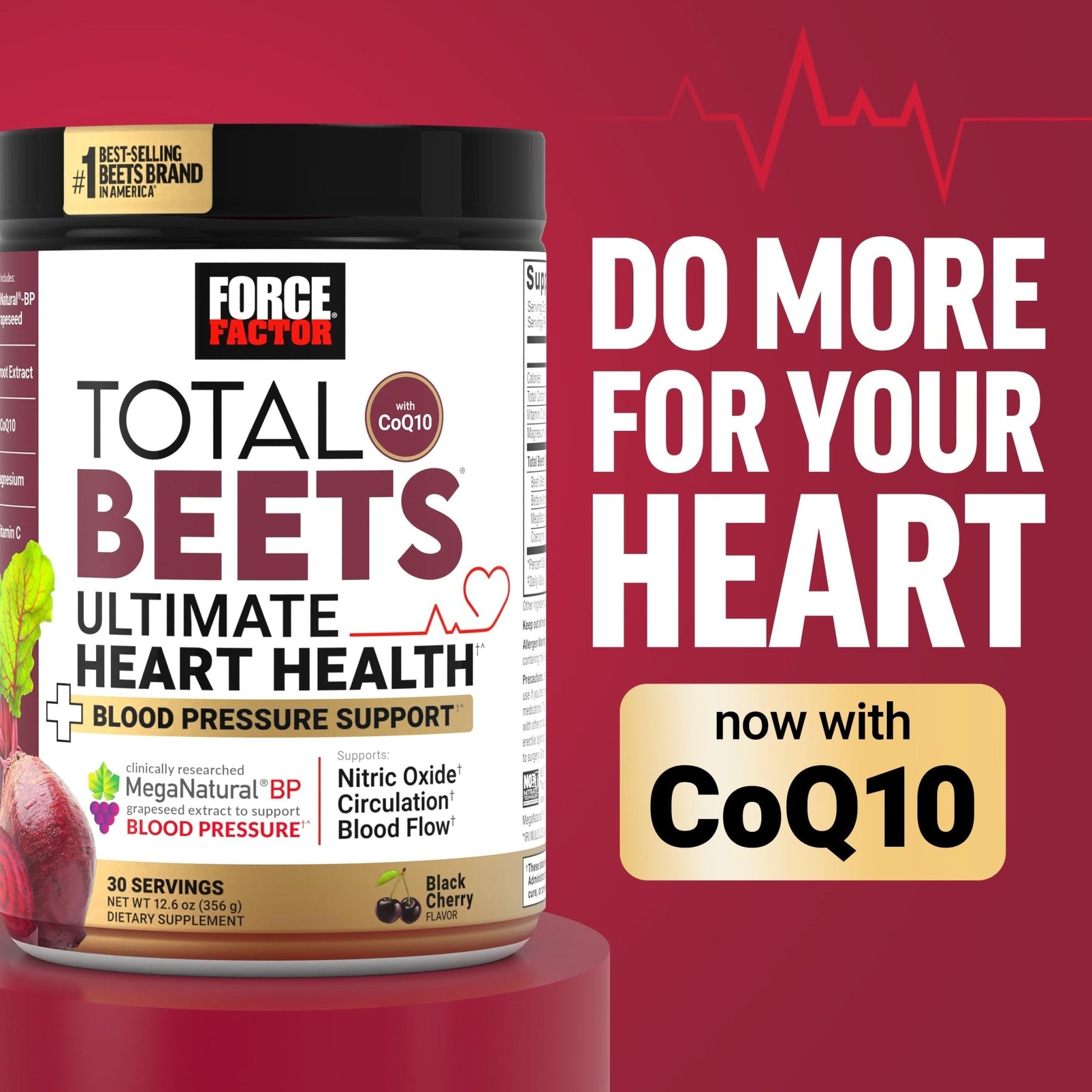 Force Factor Total Beets Superfood Beet Root Powder 2-Pack, Nitrates to Support Circulation, Blood Flow, Nitric Oxide, Energy, Endurance, Stamina - PrimeBioHealth - canada supplements