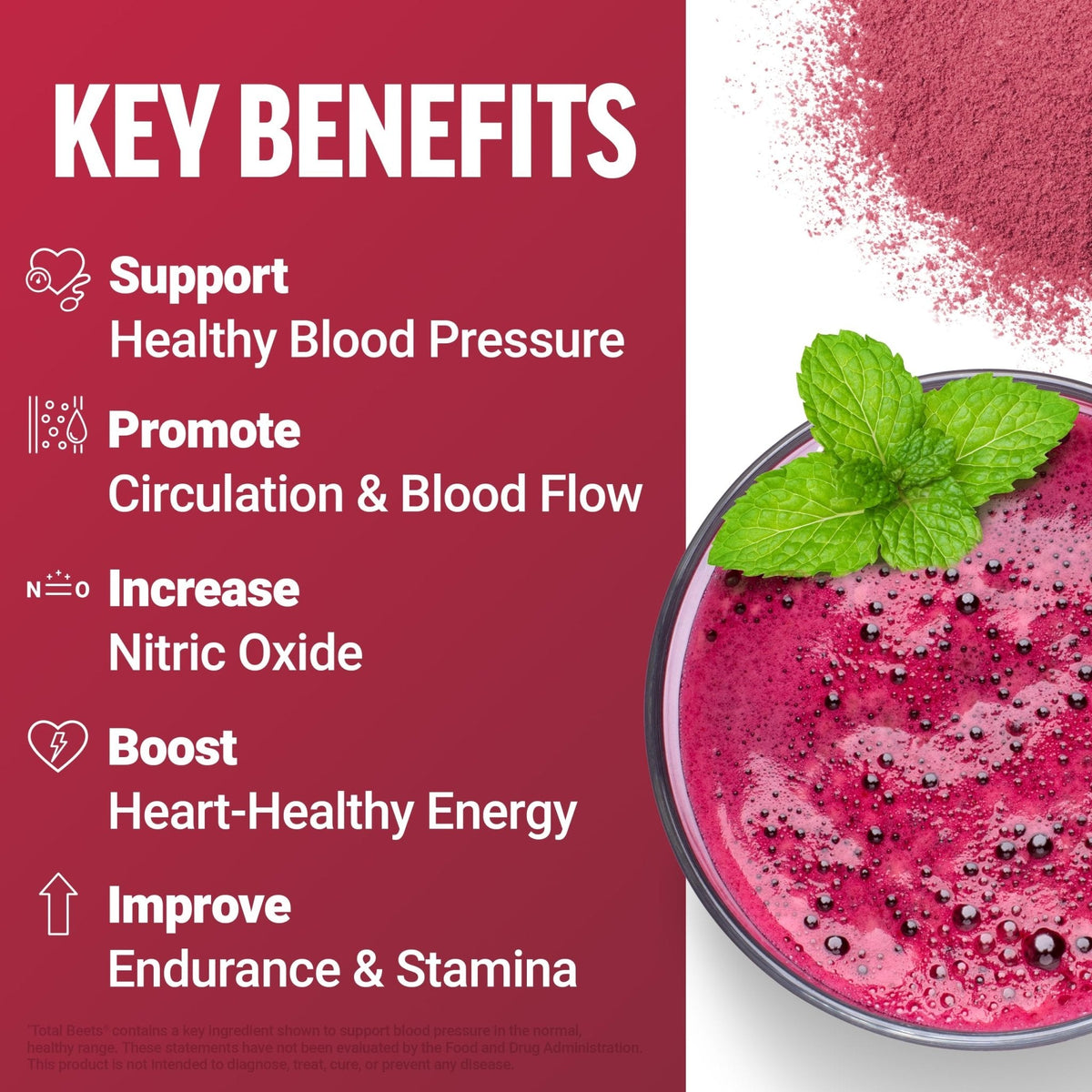 Force Factor Total Beets Superfood Beet Root Powder 2-Pack, Nitrates to Support Circulation, Blood Flow, Nitric Oxide, Energy, Endurance, Stamina - PrimeBioHealth - canada supplements