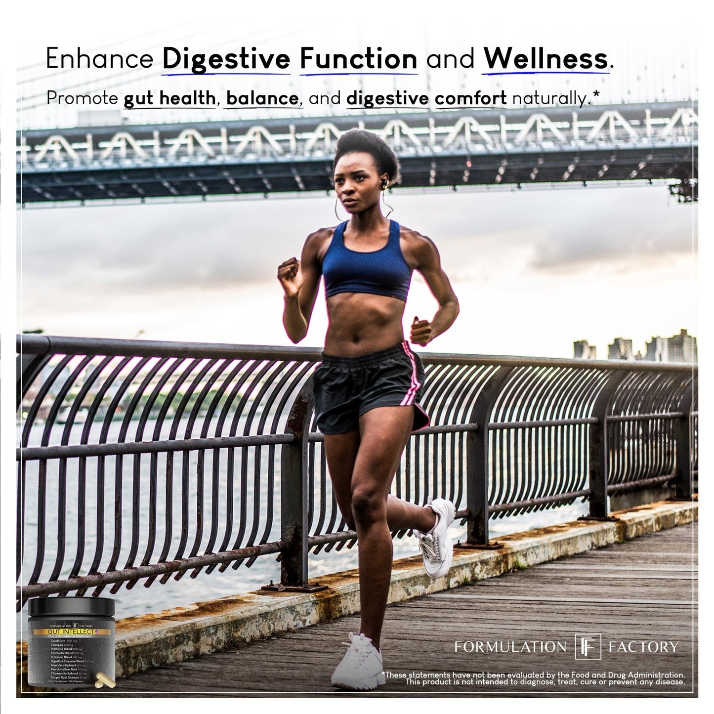 Formulation Factory Probiotics for Women & Men - Gut Intellect 10-in-1 Digestive Enzymes with Prebiotics and Postbiotics - Total Gut Health Supplement - PrimeBioHealth - canada supplements