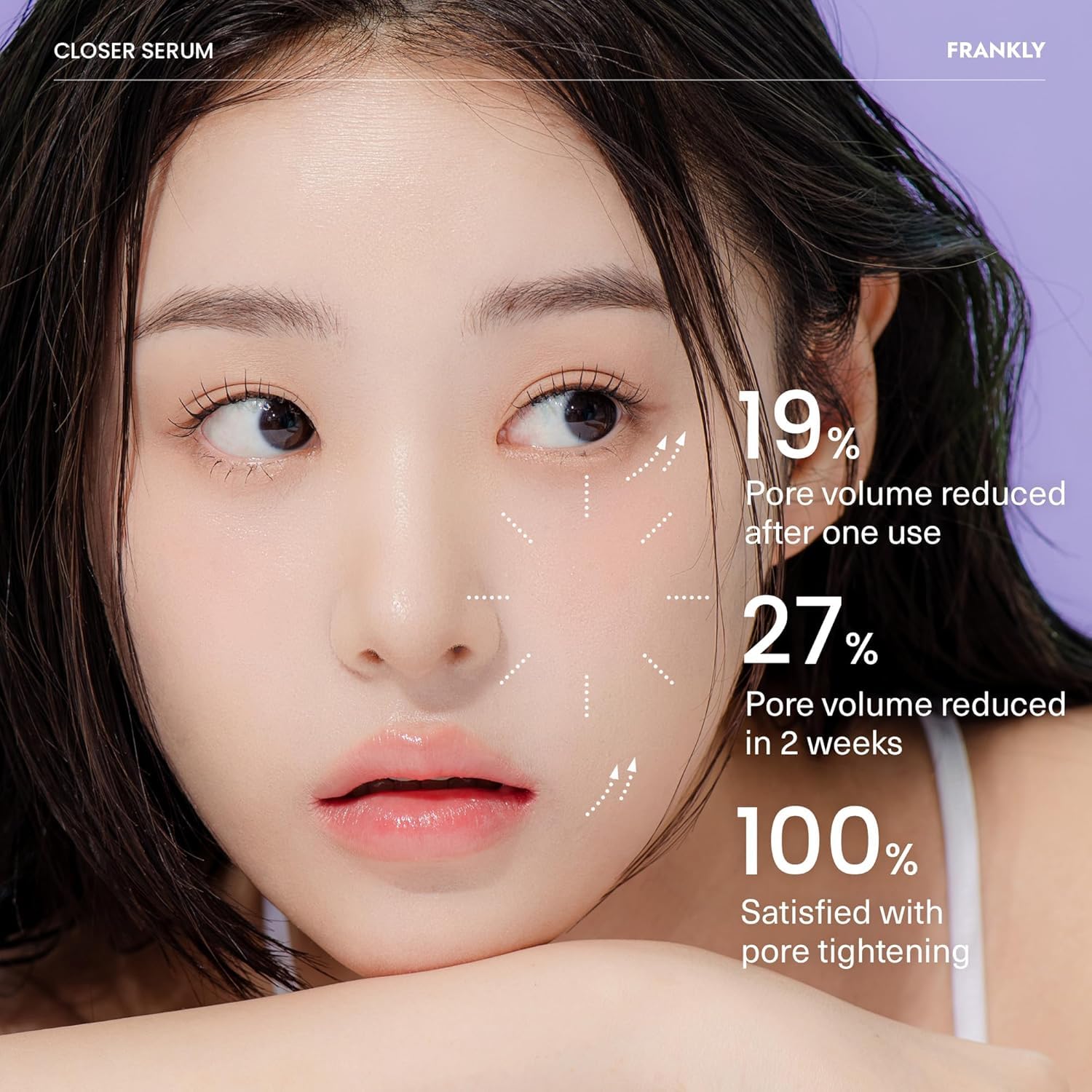 FRANKLY Closer Serum | Pore Minimizer Serum | 9 Peptides, Vegan Collagen, Adenosine, PHA | Korean Pore Minimizer for Glass Skin - PrimeBioHealth - canada supplements