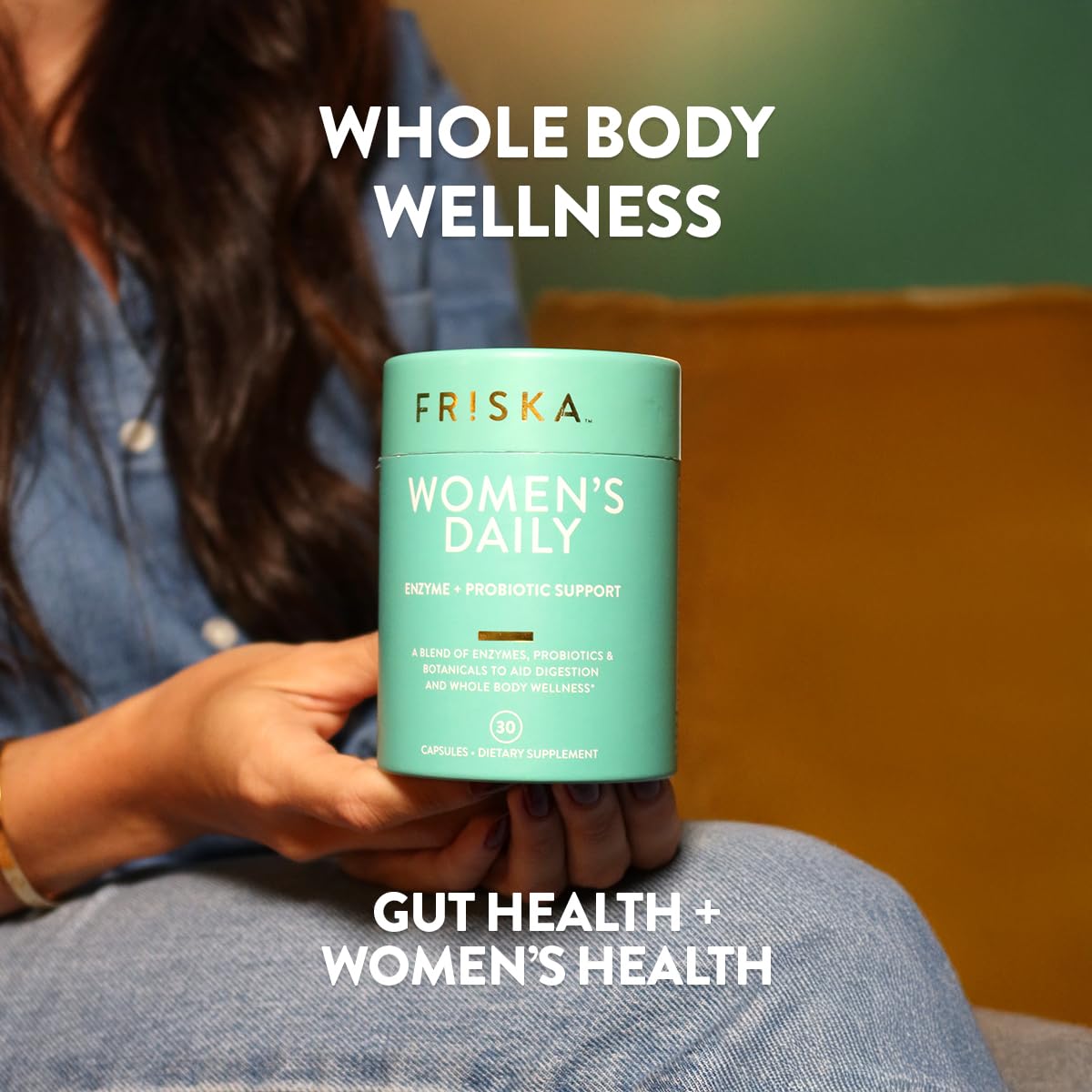 FRISKA Women’s Daily Digestive Enzyme and Probiotics Supplement, Advanced Natural Support for Female Digestive Health, Fights Bloating, Eases Digestion - PrimeBioHealth - canada supplements
