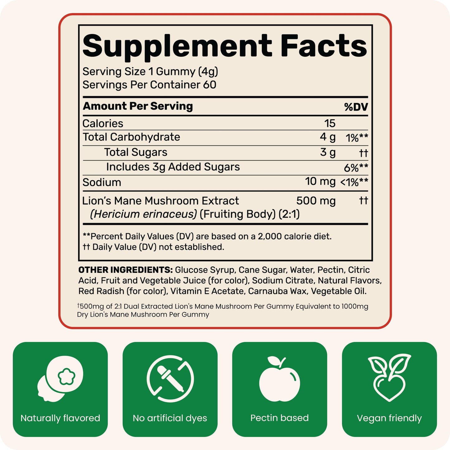 Fungies Lion's Mane Mushroom Gummies, Mixed Blueberry & Strawberry Flavor - Mushroom Supplement Gummy for Adults & Children Supports Brain Health, Cognitive Function - PrimeBioHealth - canada supplements
