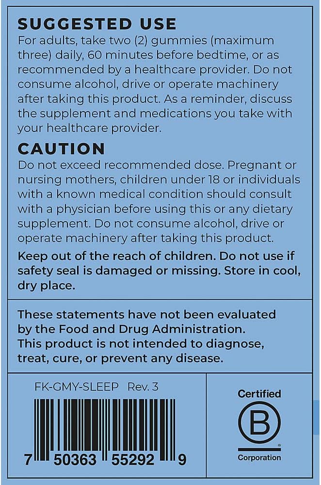 Future Kind 1 Bottle - Melatonin (Deep Sleep) Gummy - PrimeBioHealth - canada supplements
