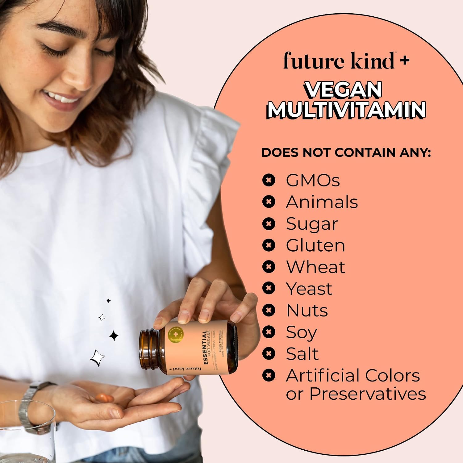 Future Kind Multivitamin Bundle - Vegan Complete Multivitamin and Vegan Essential Multivitamin - Vegan Vitamin B12, Omega 3, and Vitamin D3 - Complete Multivitamin, 42 Vitamins in 1 for Men and Women - PrimeBioHealth - canada supplements