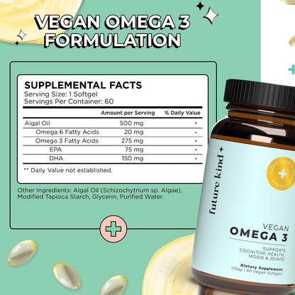 Future Kind - The Glow Getter Bundle - Vegan Collagen Booster Supplement - Vegan Vitamin D3 - Vegan Omega 3 - PrimeBioHealth - canada supplements